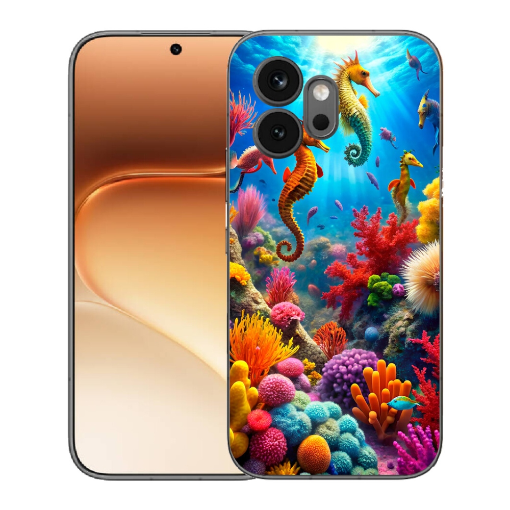 Gélový kryt mmCase na Honor 600 - morský svet 3