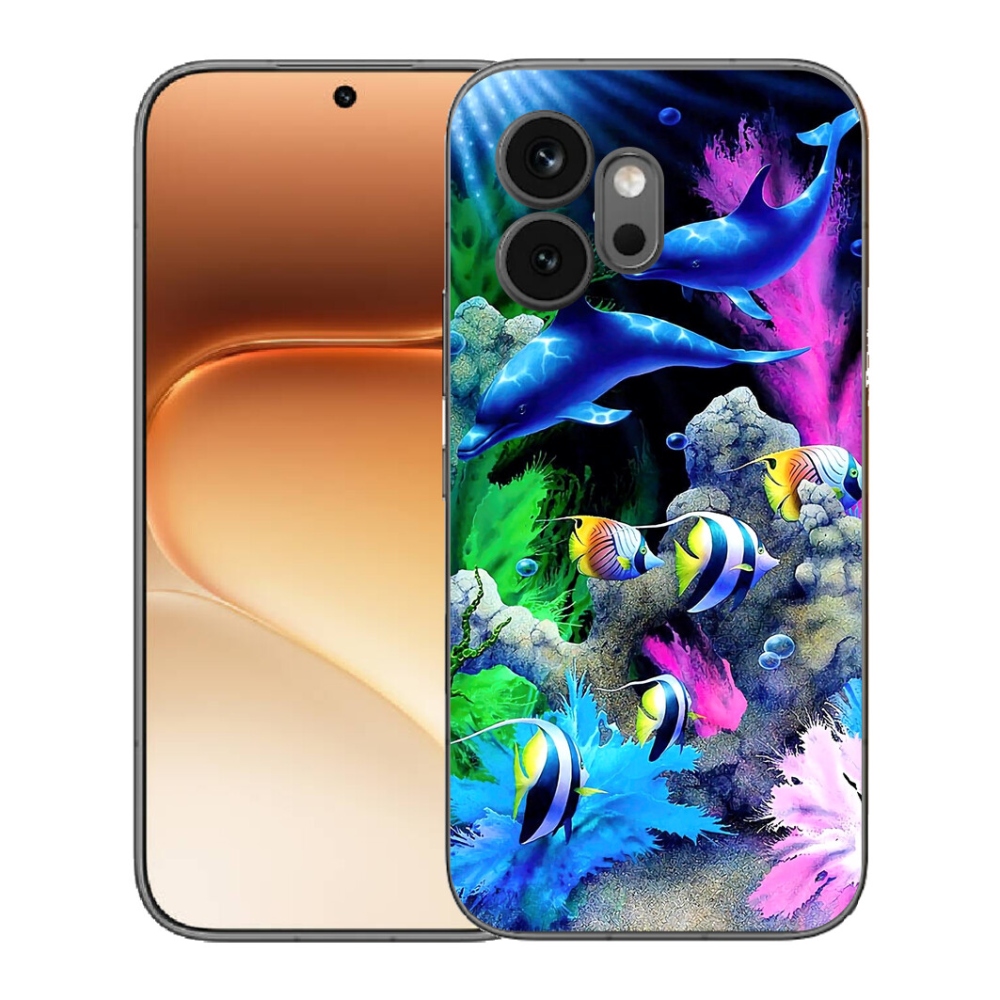Gélový kryt mmCase na Honor 600 - morský svet