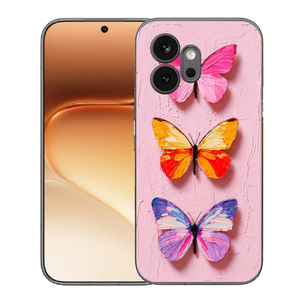 Gélový kryt mmCase na Honor 600 - motýlia trojica