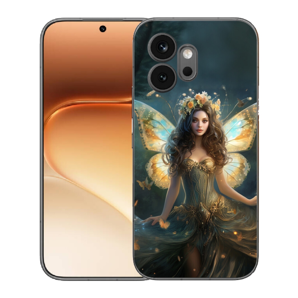 Gélový kryt mmCase na Honor 600 - motýlia žena