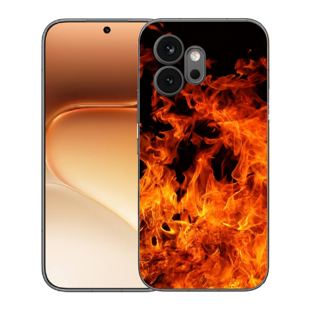 Gélový kryt mmCase na Honor 600 - muzikant a oheň
