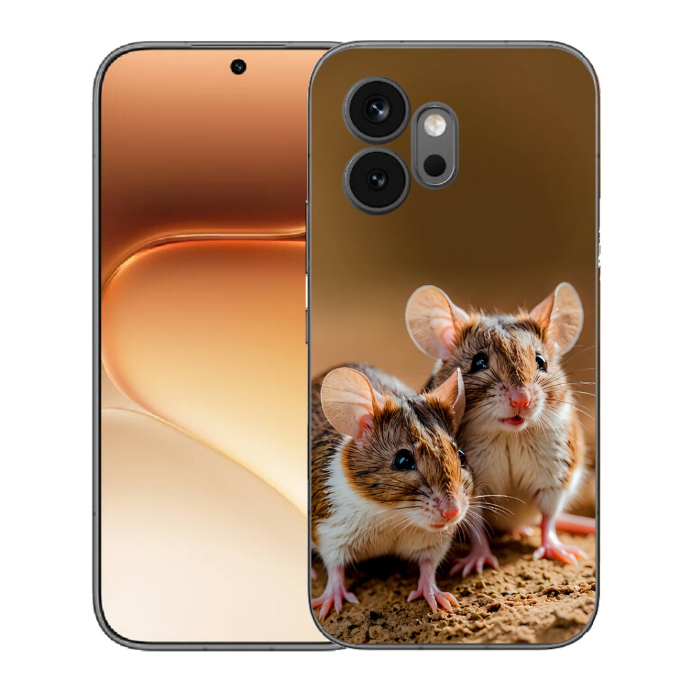 Gélový kryt mmCase na Honor 600 - myší duo