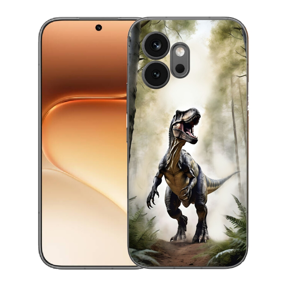 Gélový kryt mmCase na Honor 600 - naštvaný T-Rex