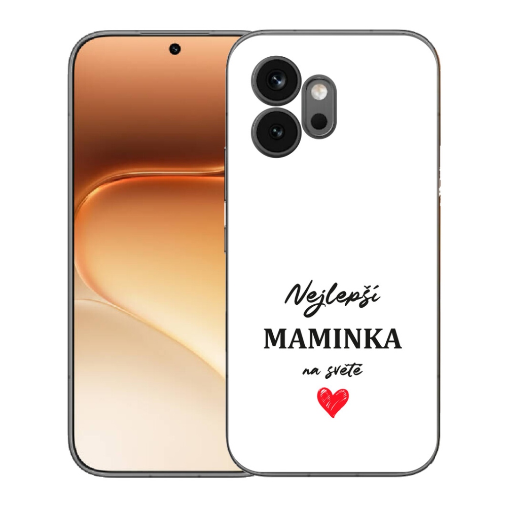 Gélový kryt mmCase na Honor 600 - najlepšia mamička 1 biele pozadie