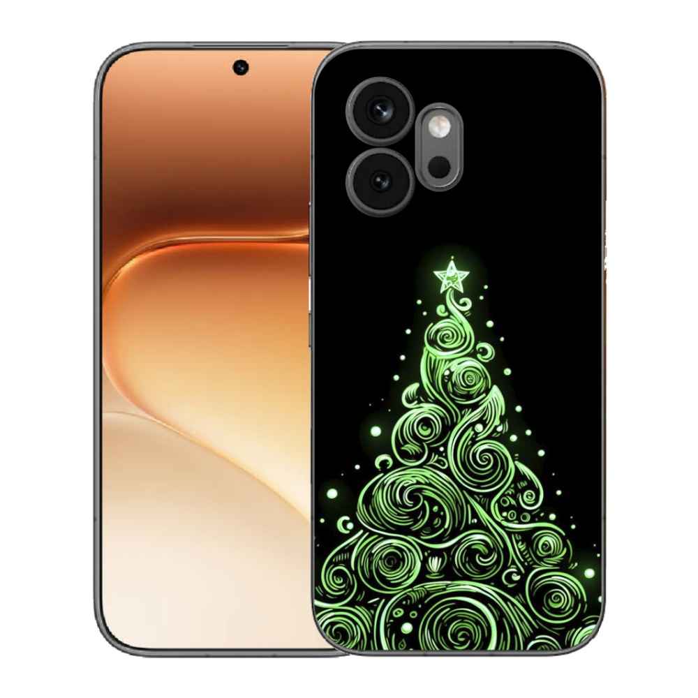 Gélový kryt mmCase na Honor 600 - neónový vianočný stromček 3