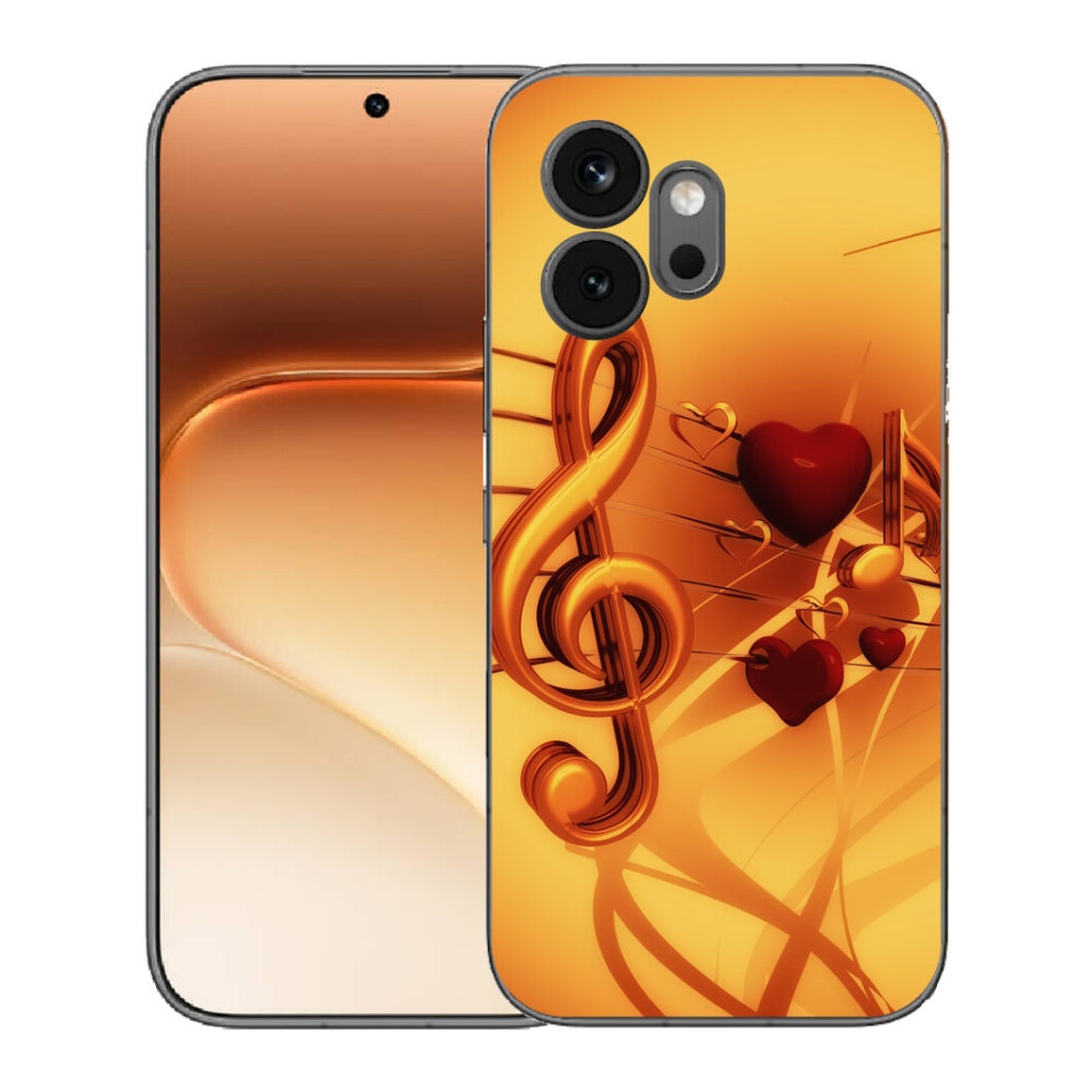 Gélový kryt mmCase na Honor 600 - noty
