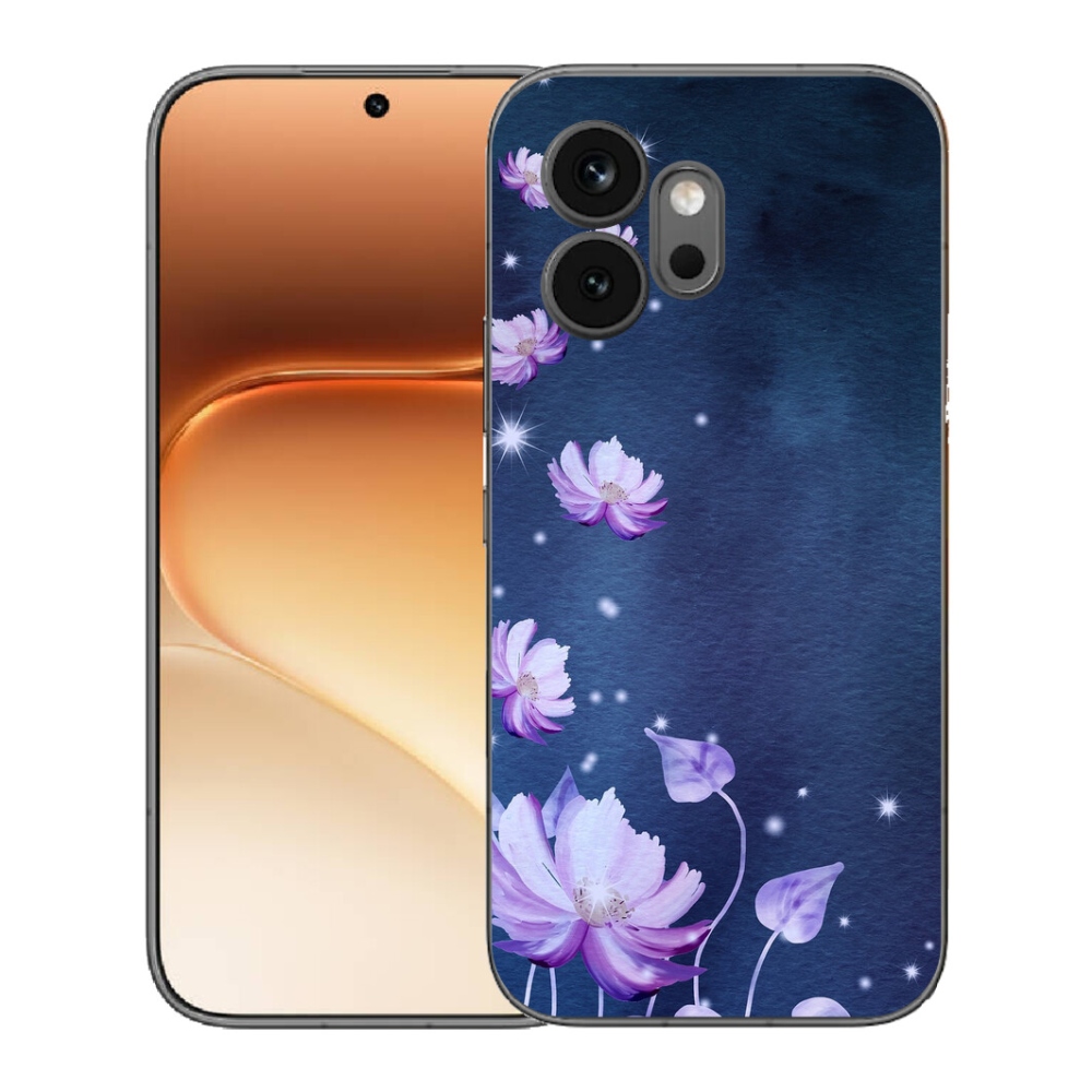 Gélový kryt mmCase na Honor 600 - padajúce kvety