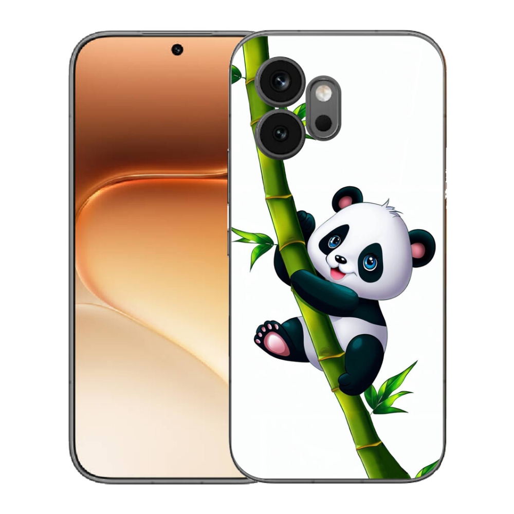 Gélový kryt mmCase na Honor 600 - panda na bambuse