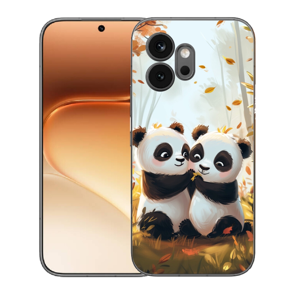 Gélový kryt mmCase na Honor 600 - pandy
