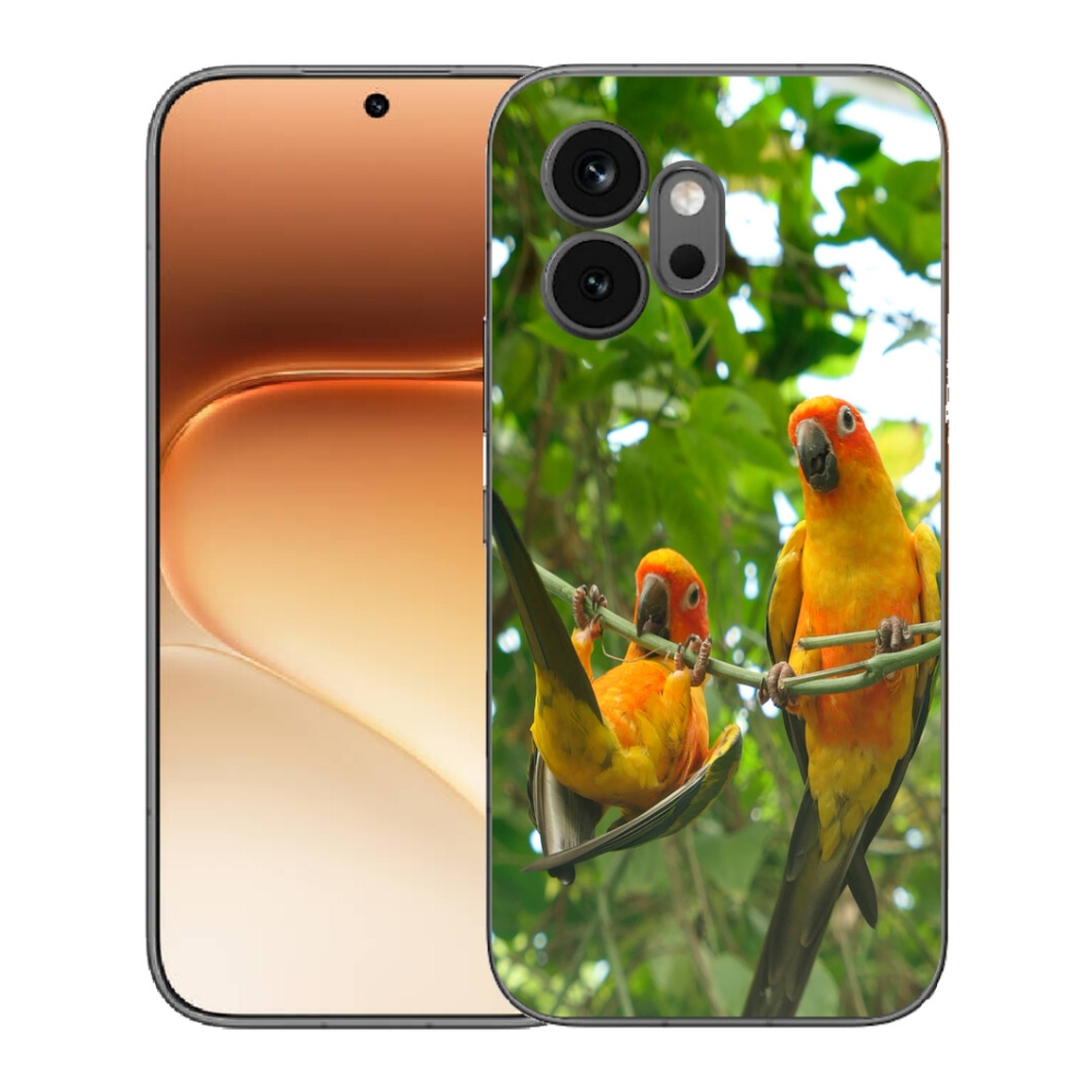 Gélový kryt mmCase na Honor 600 - papagáje aratingy