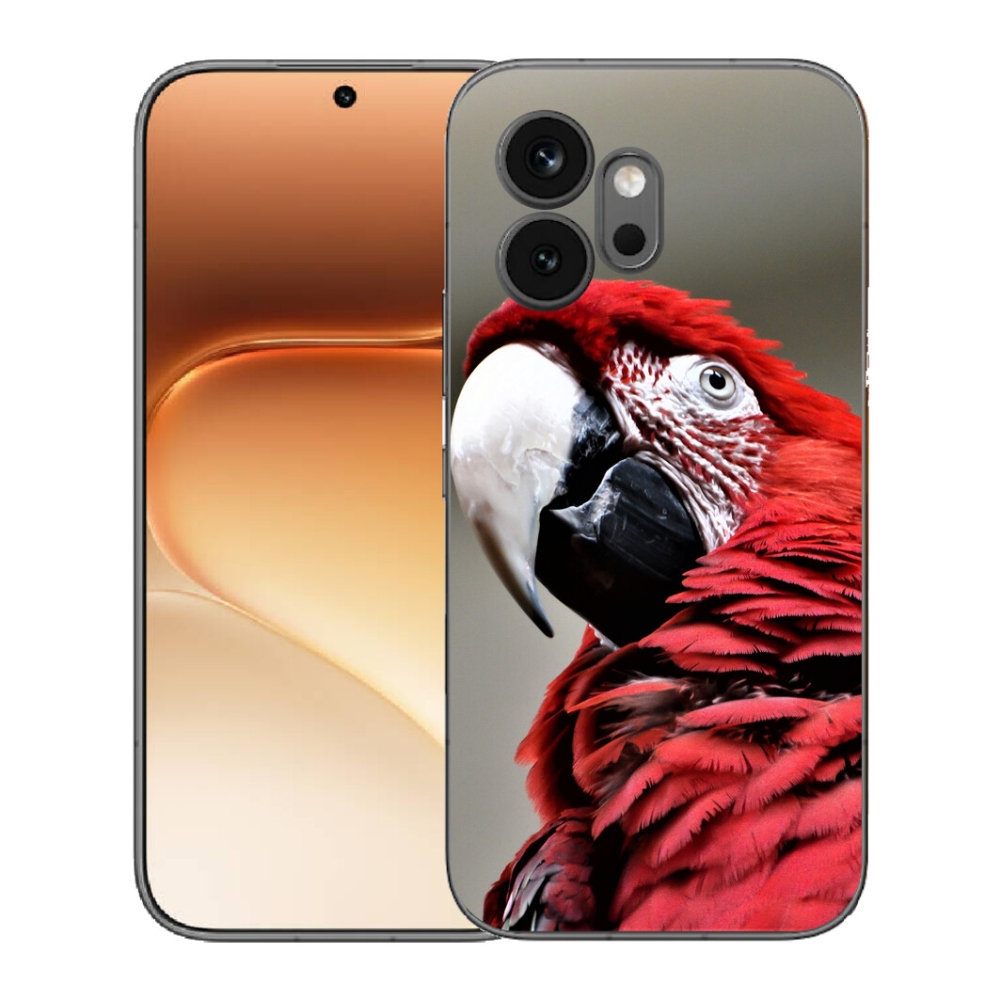 Gélový kryt mmCase na Honor 600 - papagáj ara červený