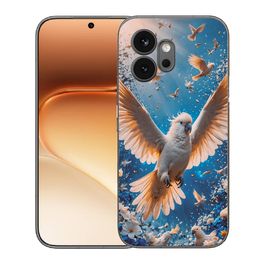 Gélový kryt mmCase na Honor 600 - papagáj kakadu