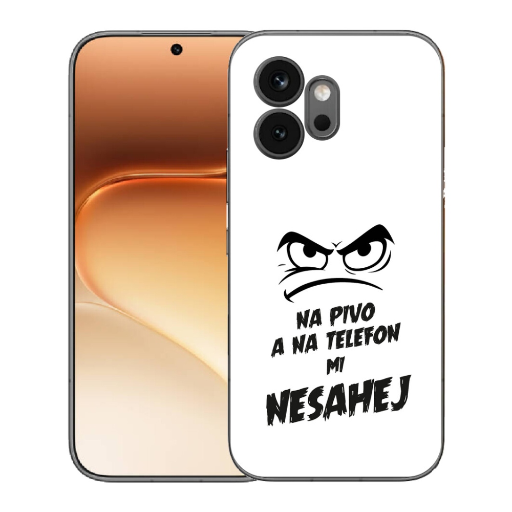 Gélový kryt mmCase na Honor 600 - pivný motív 2 biele pozadie
