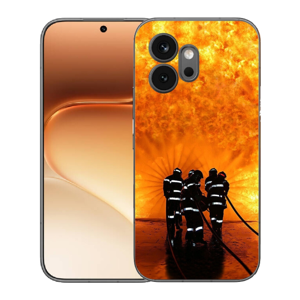 Gélový kryt mmCase na Honor 600 - požiar