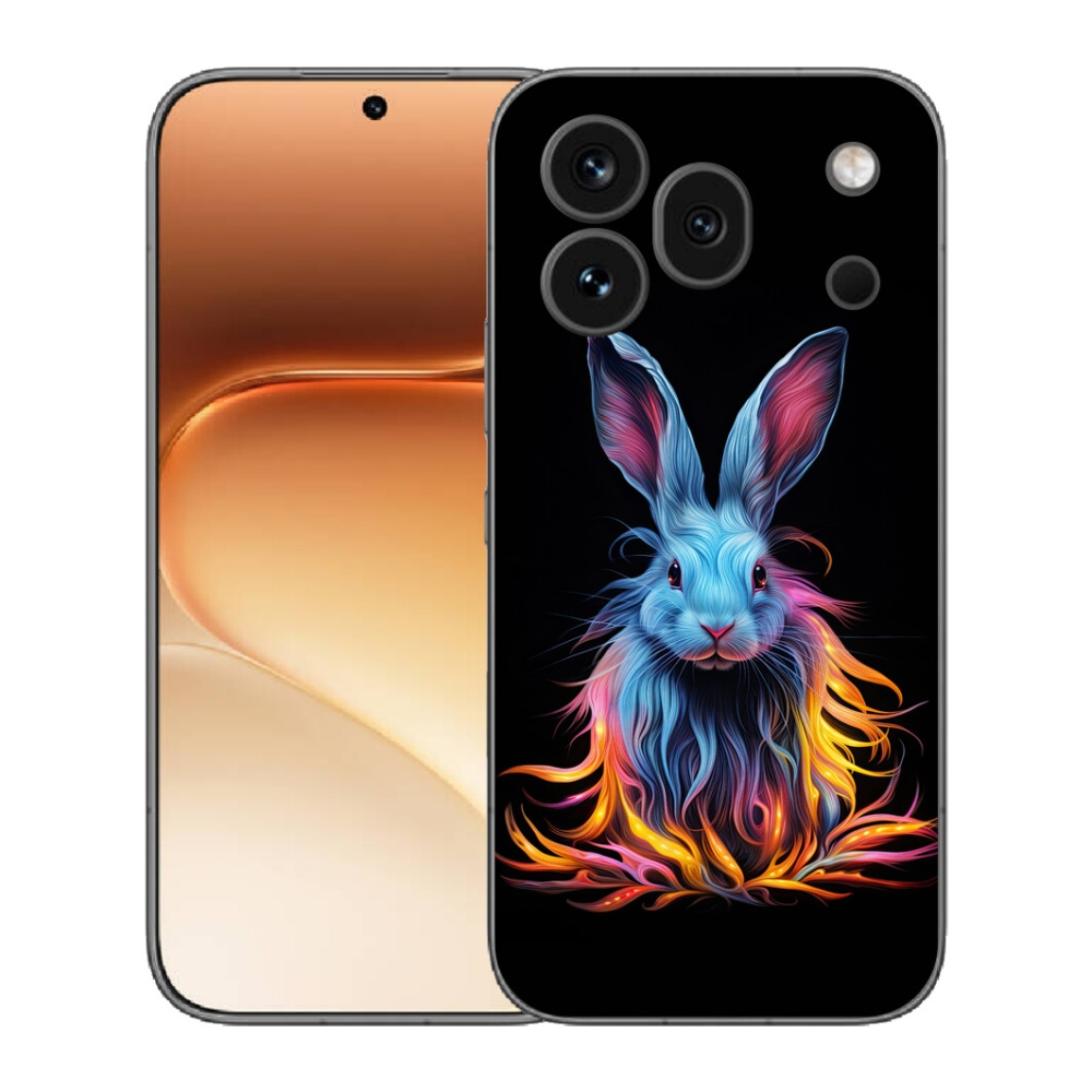Gélový kryt mmCase na Honor 600 Pro - abstraktný zajac