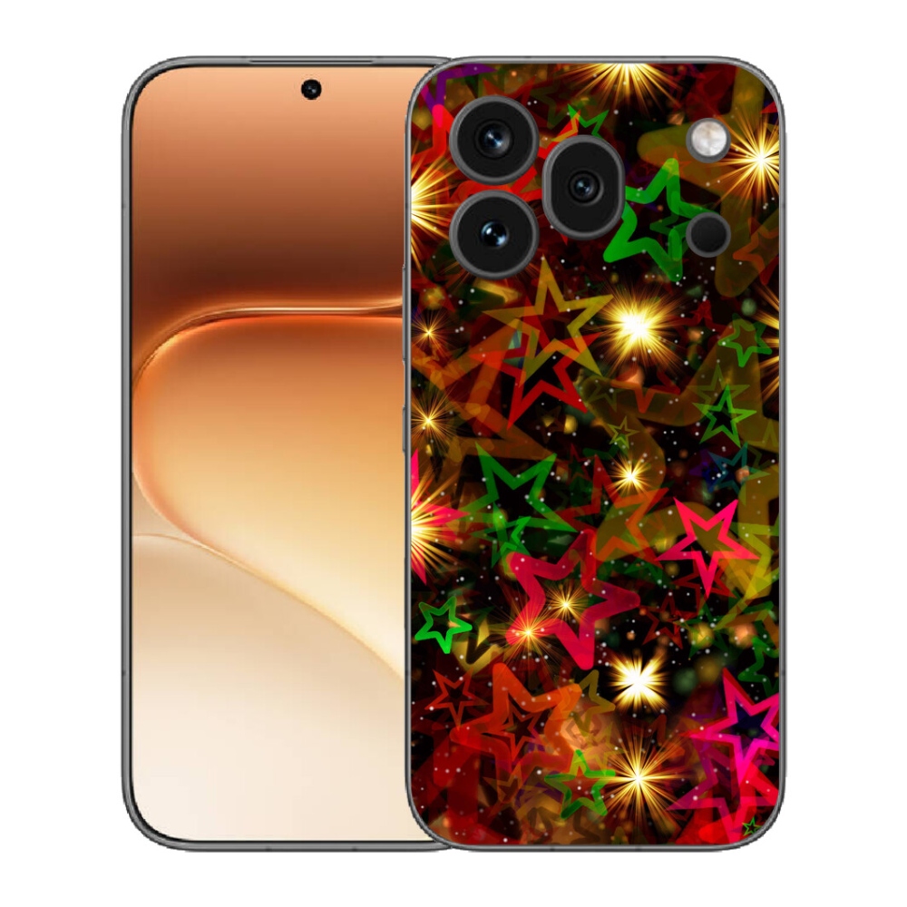 Gélový kryt mmCase na Honor 600 Pro - farebné hviezdičky
