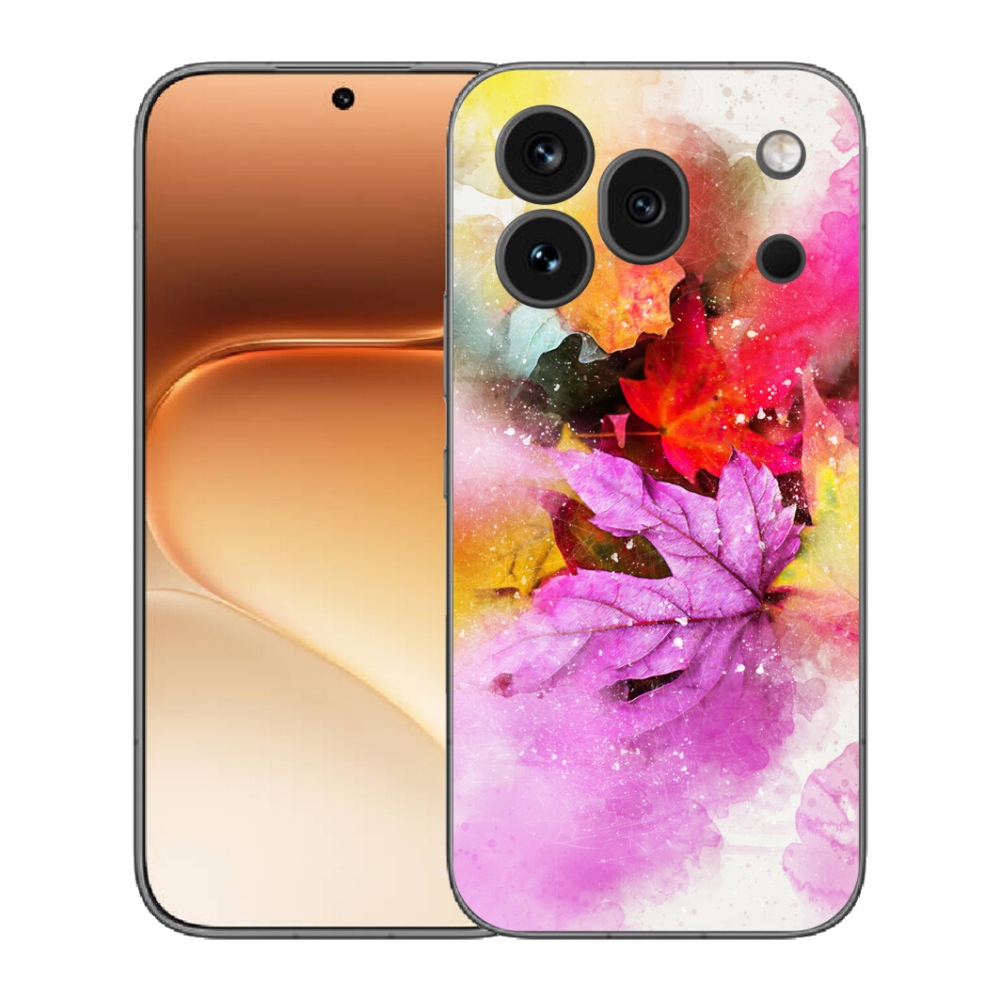 Gélový kryt mmCase na Honor 600 Pro - farebné listy
