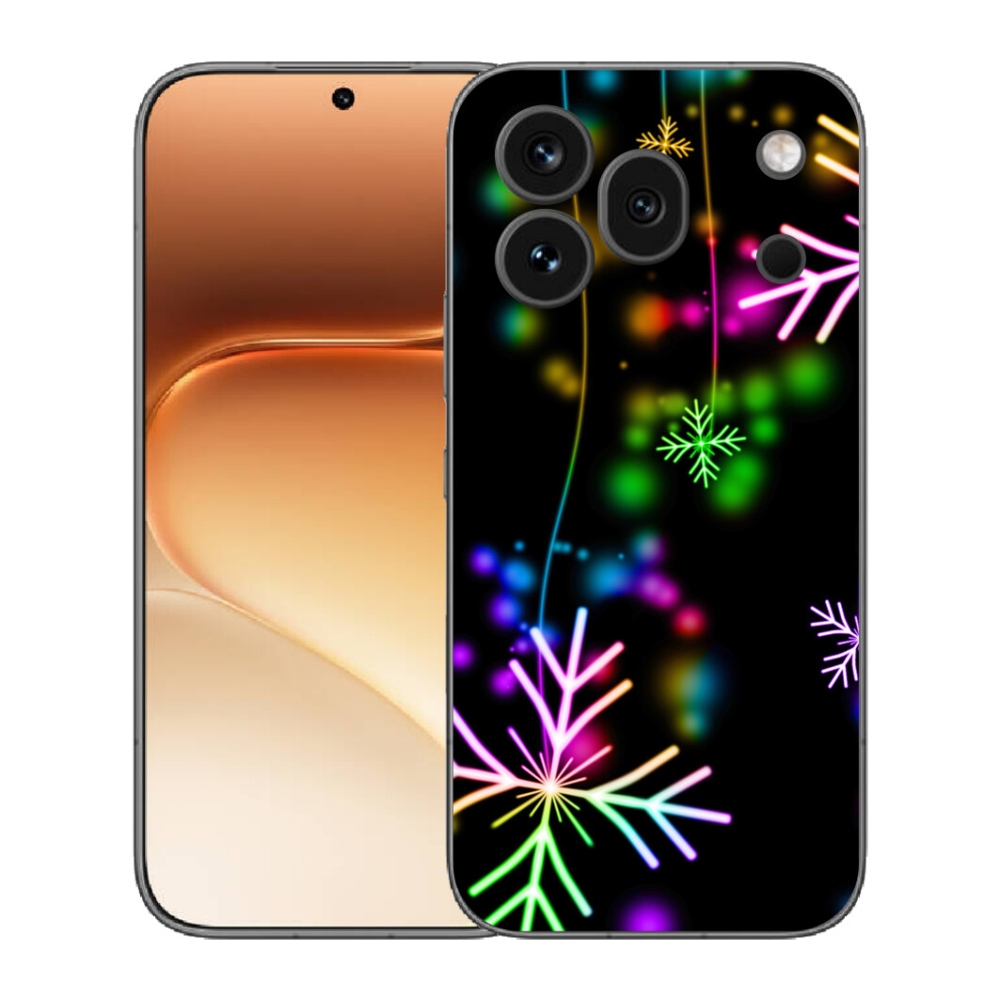 Gélový kryt mmCase na Honor 600 Pro - farebné vločky