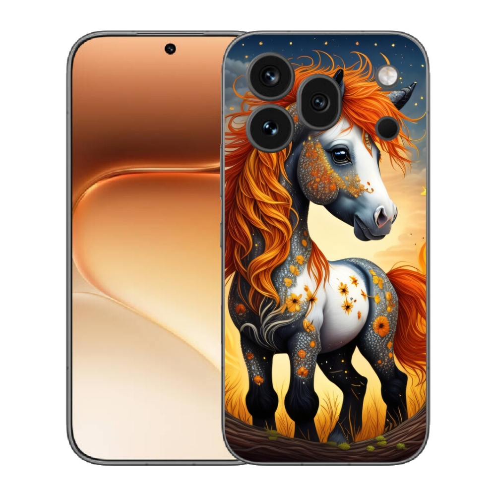 Gélový kryt mmCase na Honor 600 Pro - farebný poník