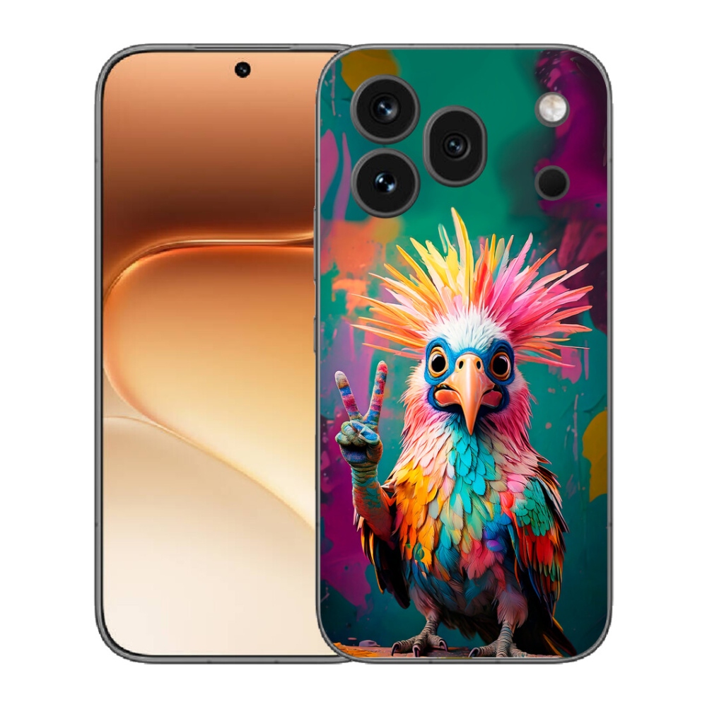 Gélový kryt mmCase na Honor 600 Pro - farebný rebel