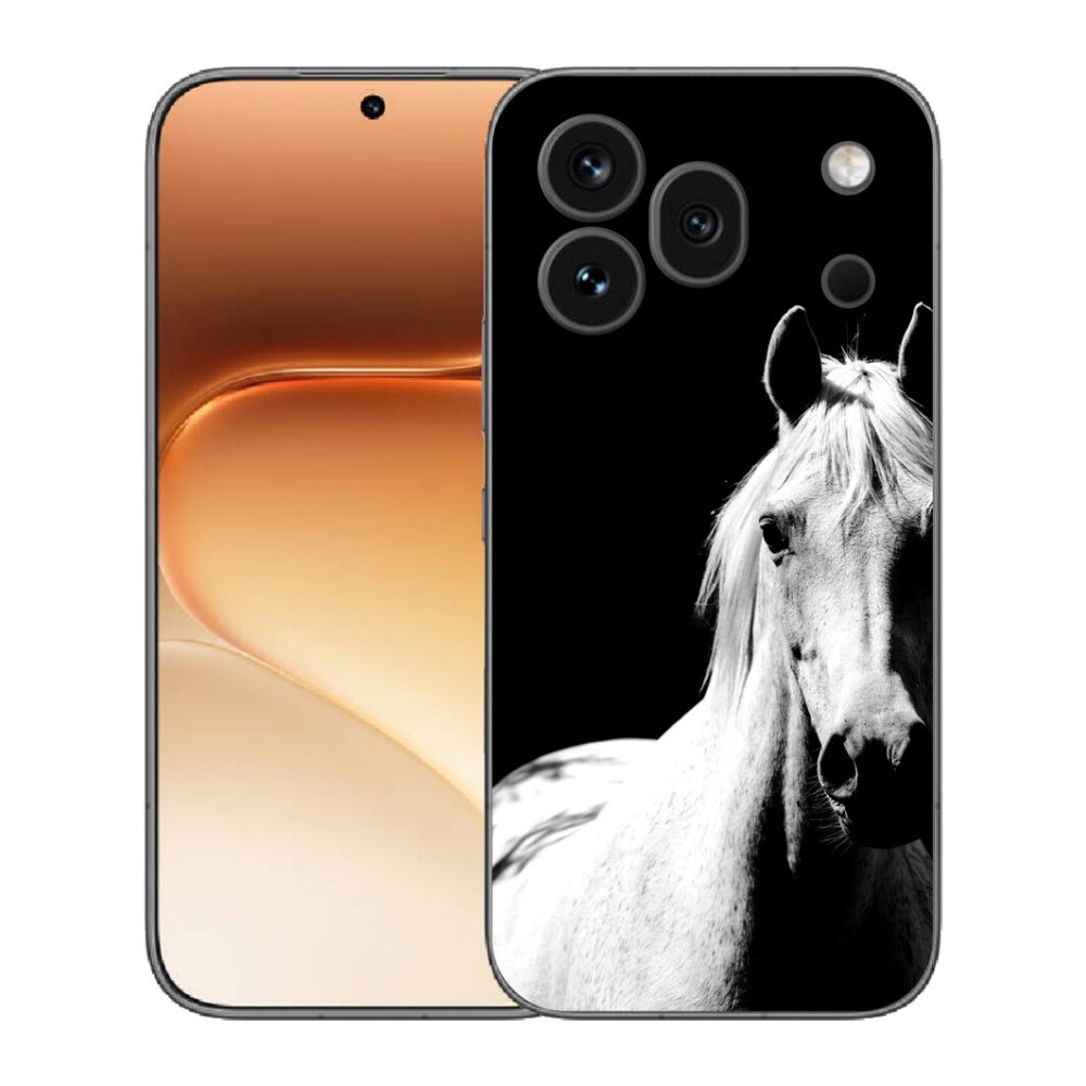 Gélový kryt mmCase na Honor 600 Pro - biely kôň 5