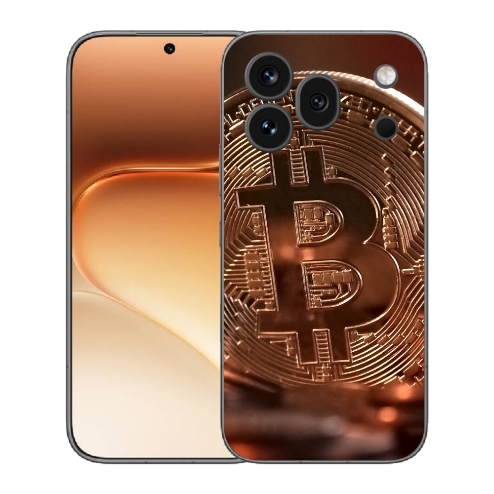 Gélový kryt mmCase na Honor 600 Pro - bitcoin