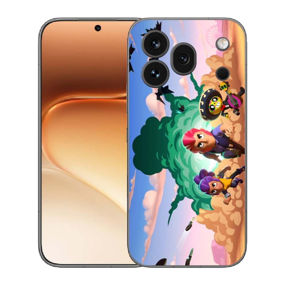 Gélový kryt mmCase na Honor 600 Pro - brawl stars