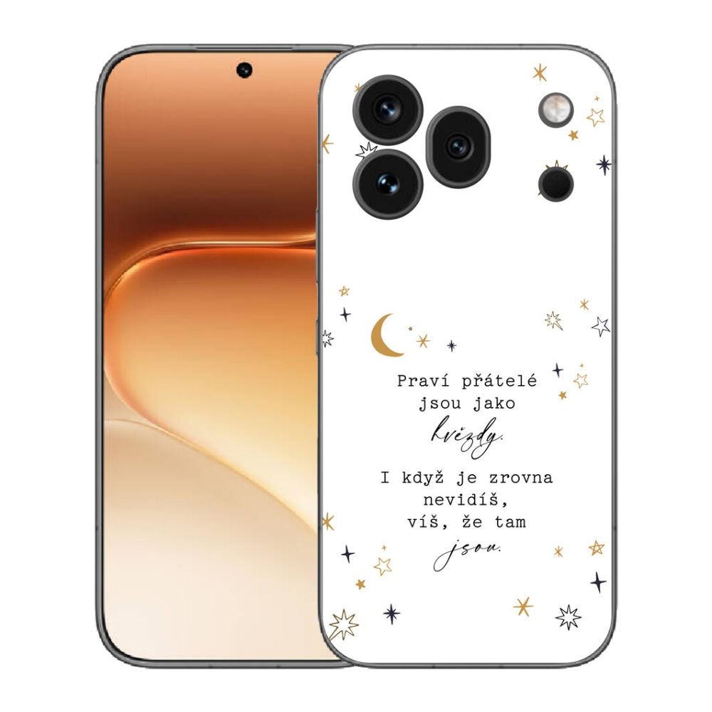 Gélový kryt mmCase na Honor 600 Pro - citát 6 biele pozadie