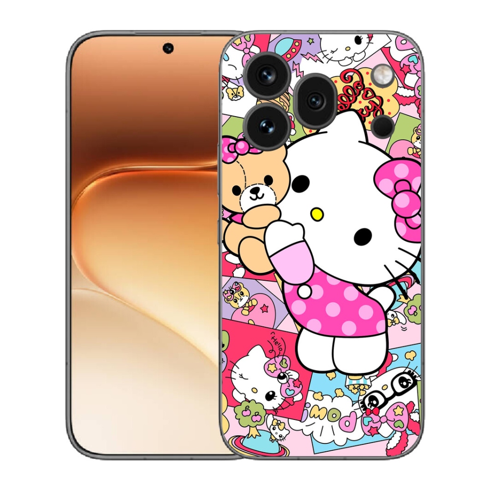 Gélový kryt mmCase na Honor 600 Pro - cute kitty