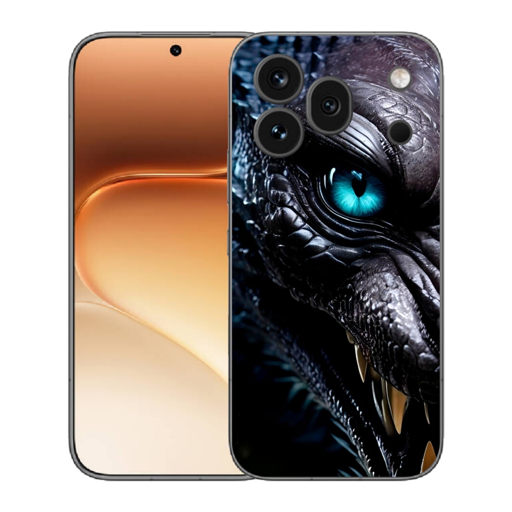 Gélový kryt mmCase na Honor 600 Pro - dračí pohľad