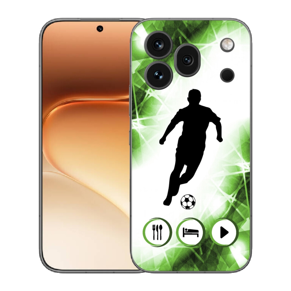 Gélový kryt mmCase na Honor 600 Pro - futbalista