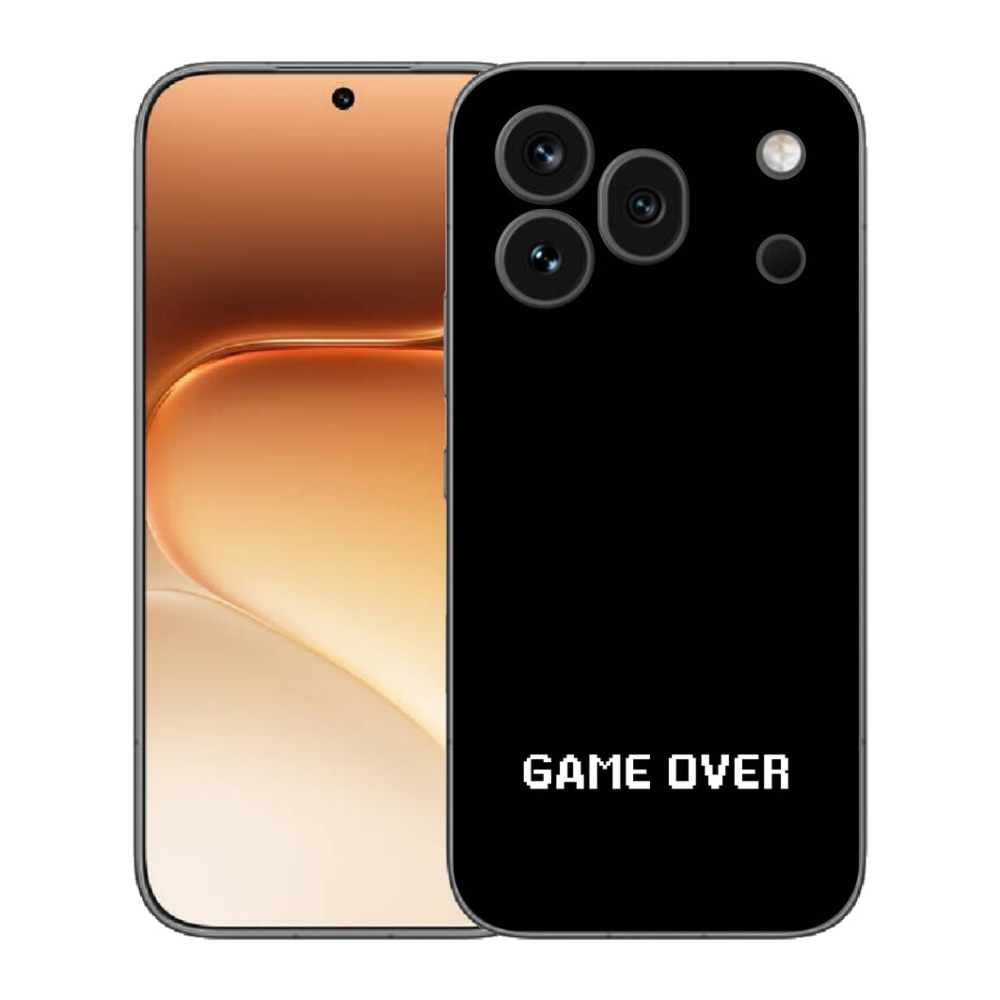 Gélový kryt mmCase na Honor 600 Pro - game over čierne pozadie
