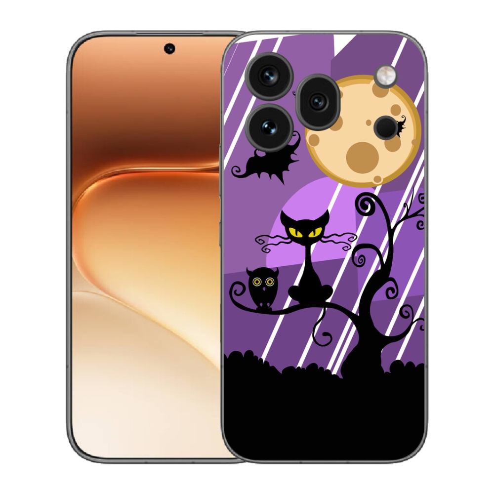 Gélový kryt mmCase na Honor 600 Pro - halloween