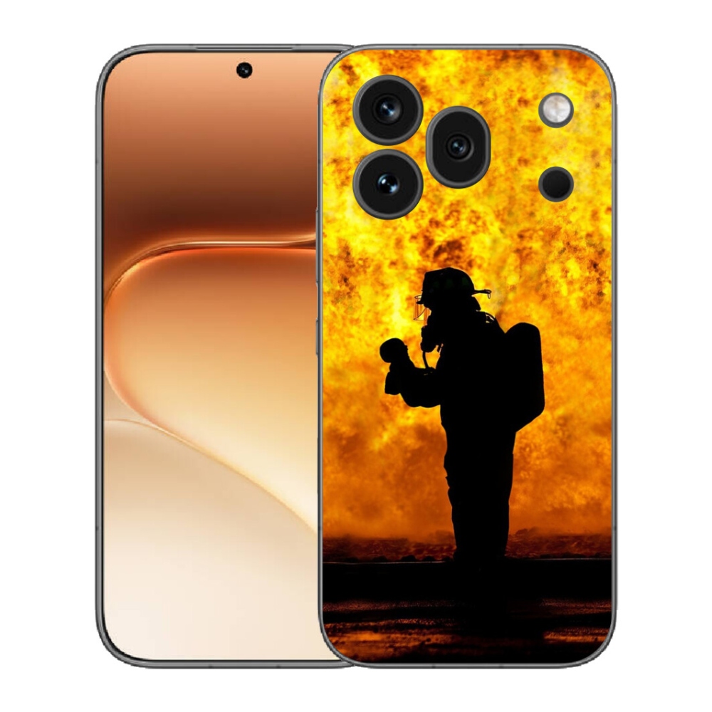 Gélový kryt mmCase na Honor 600 Pro - hasič