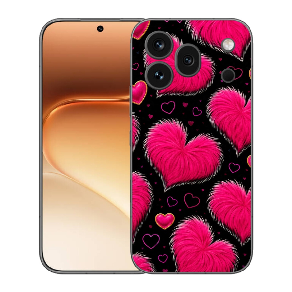 Gélový kryt mmCase na Honor 600 Pro - hebké srdce