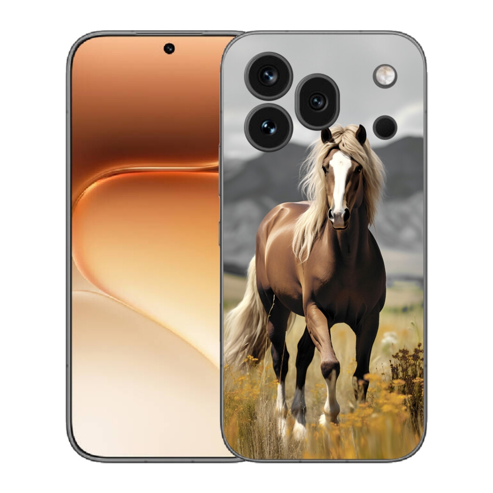 Gélový kryt mmCase na Honor 600 Pro - hnedý kôň 1
