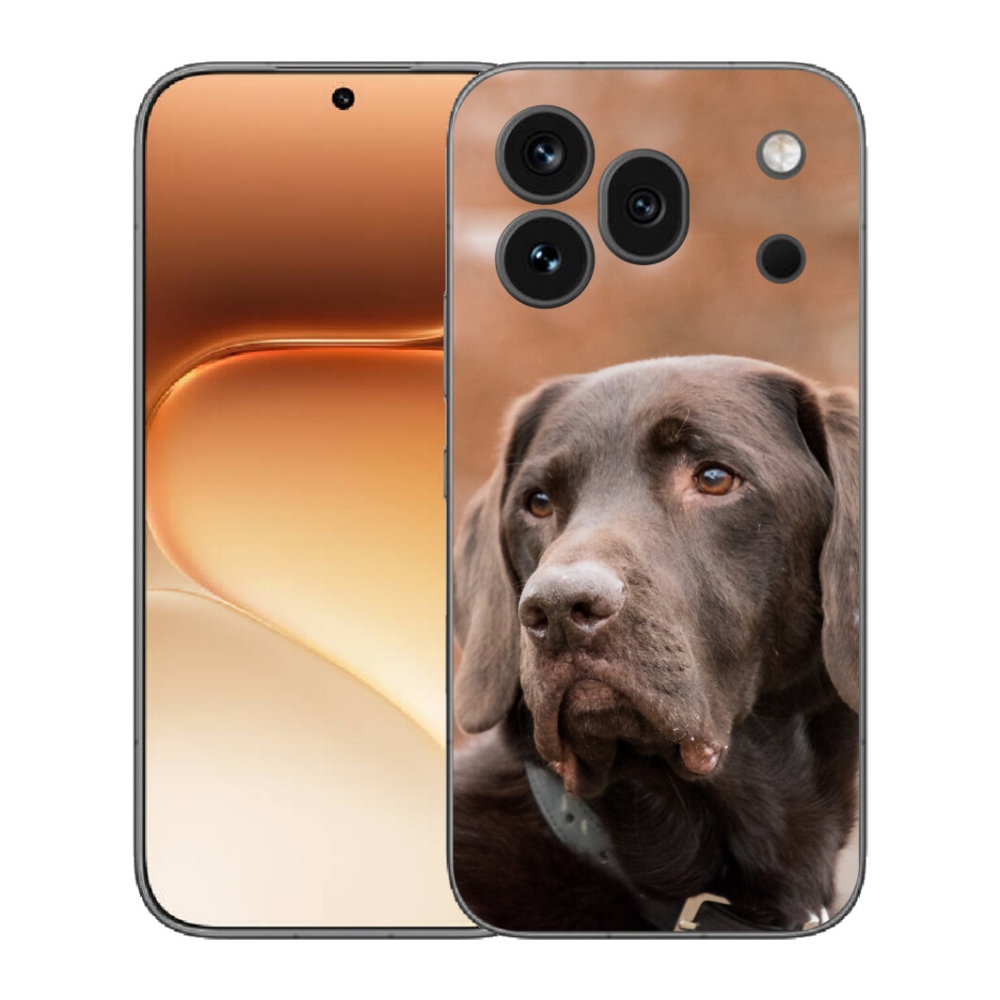 Gélový kryt mmCase na Honor 600 Pro - hnedý labrador