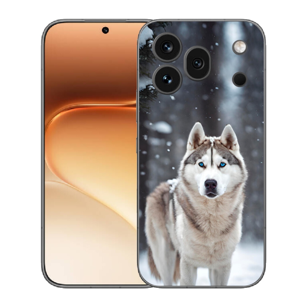 Gélový kryt mmCase na Honor 600 Pro - husky 2