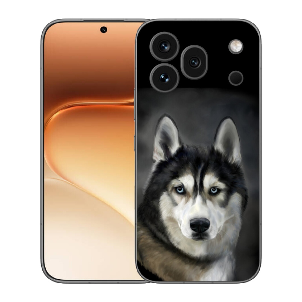Gélový kryt mmCase na Honor 600 Pro - husky