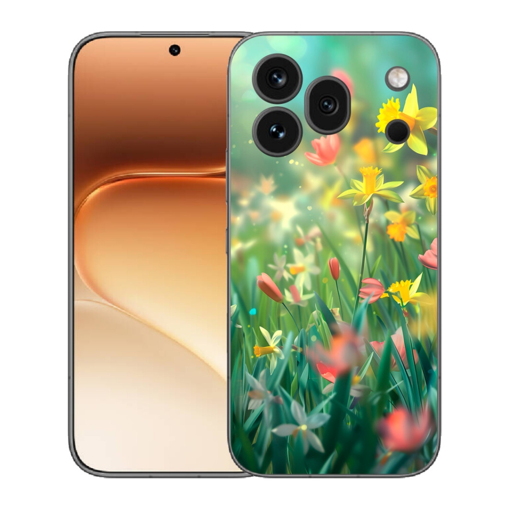 Gélový kryt mmCase na Honor 600 Pro - jarné kvety
