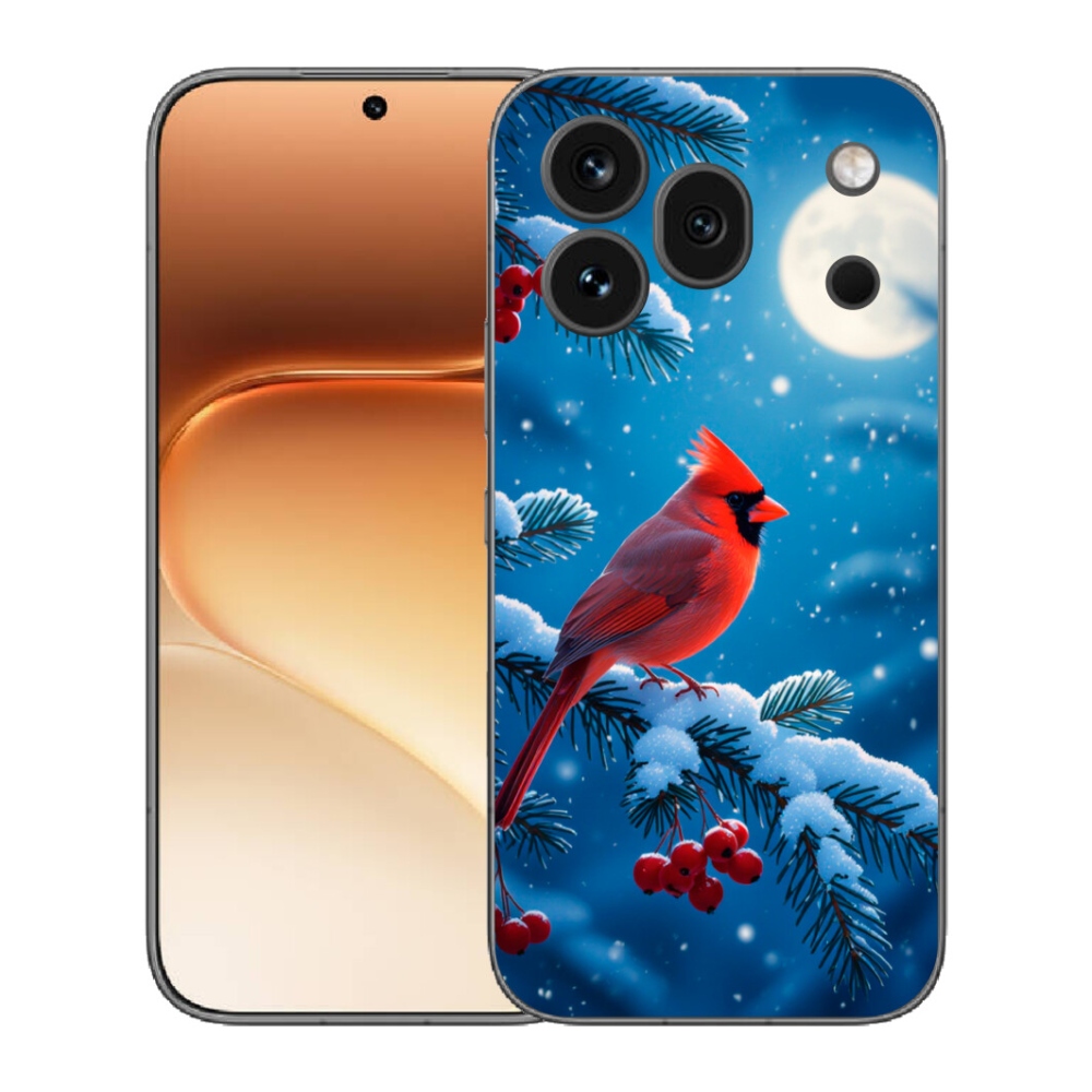Gélový kryt mmCase na Honor 600 Pro - kardinál červený