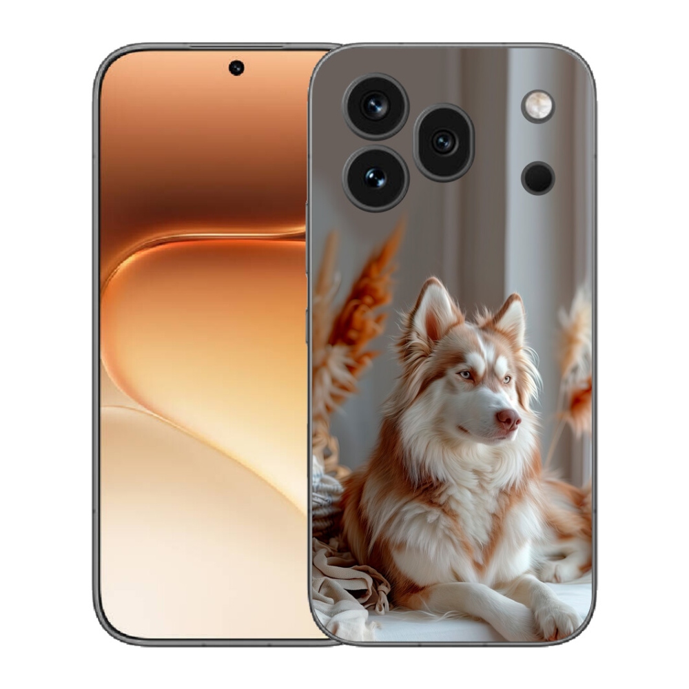 Gélový kryt mmCase na Honor 600 Pro - pokojný sibírsky husky