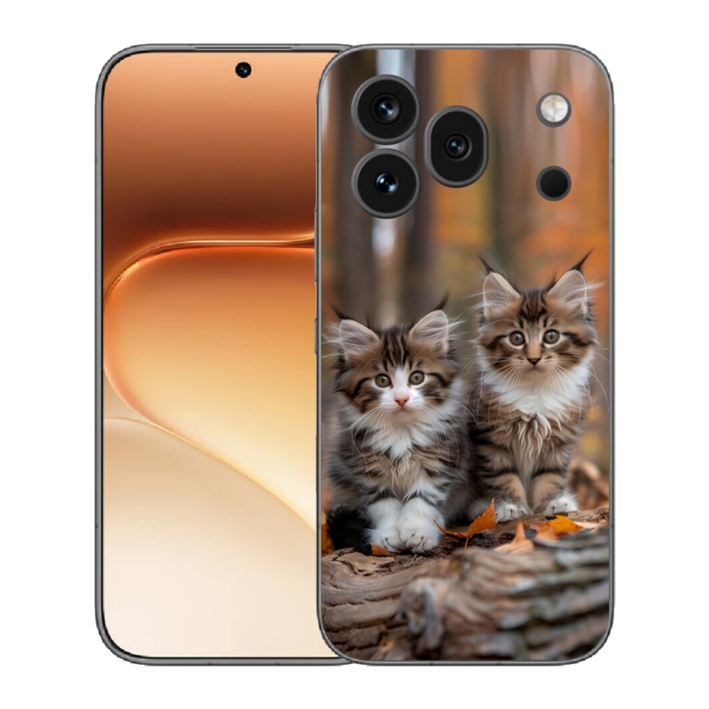 Gélový kryt mmCase na Honor 600 Pro - mačacie duo 3
