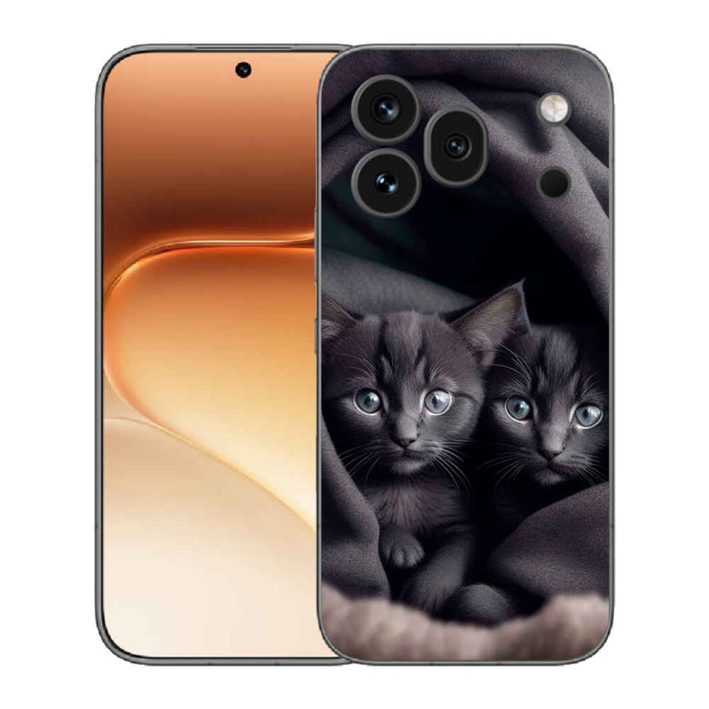 Gélový kryt mmCase na Honor 600 Pro - mačacie duo