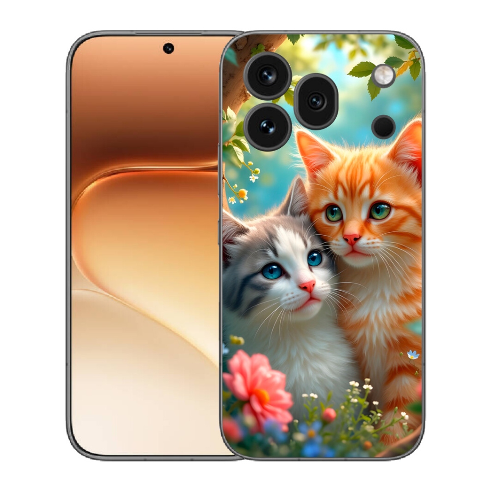 Gélový kryt mmCase na Honor 600 Pro - mačacia láska 2