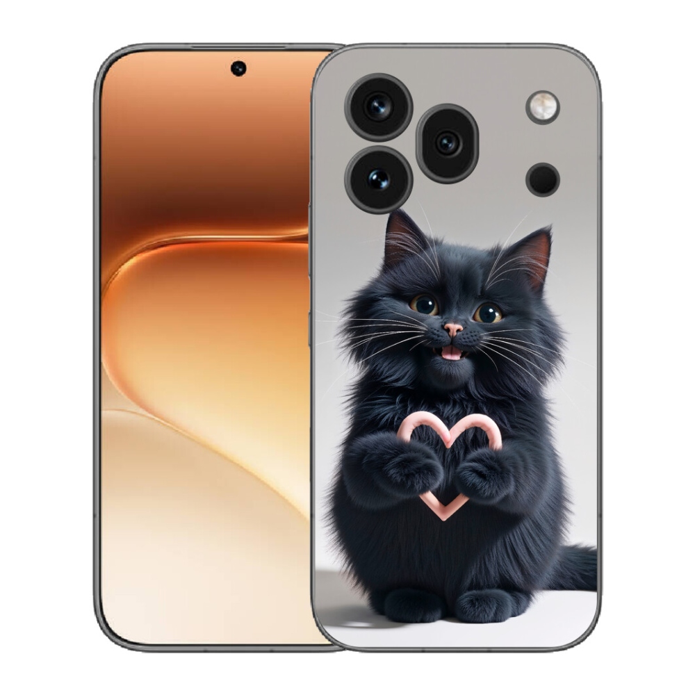 Gélový kryt mmCase na Honor 600 Pro - mačacia láska 3