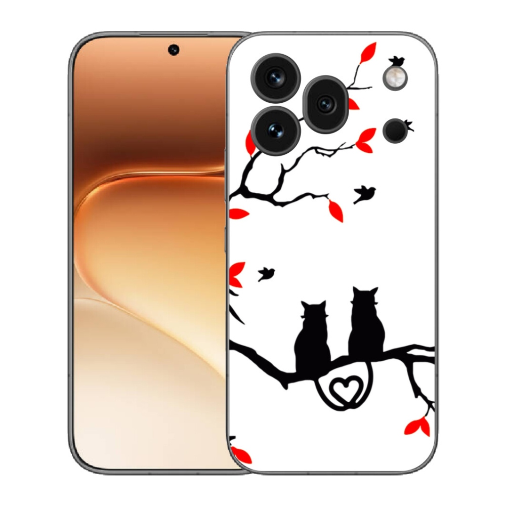 Gélový kryt mmCase na Honor 600 Pro - mačacia láska