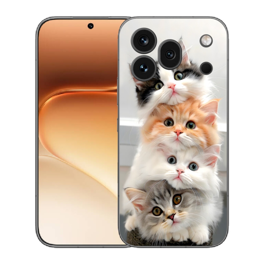 Gélový kryt mmCase na Honor 600 Pro - mačacia partia