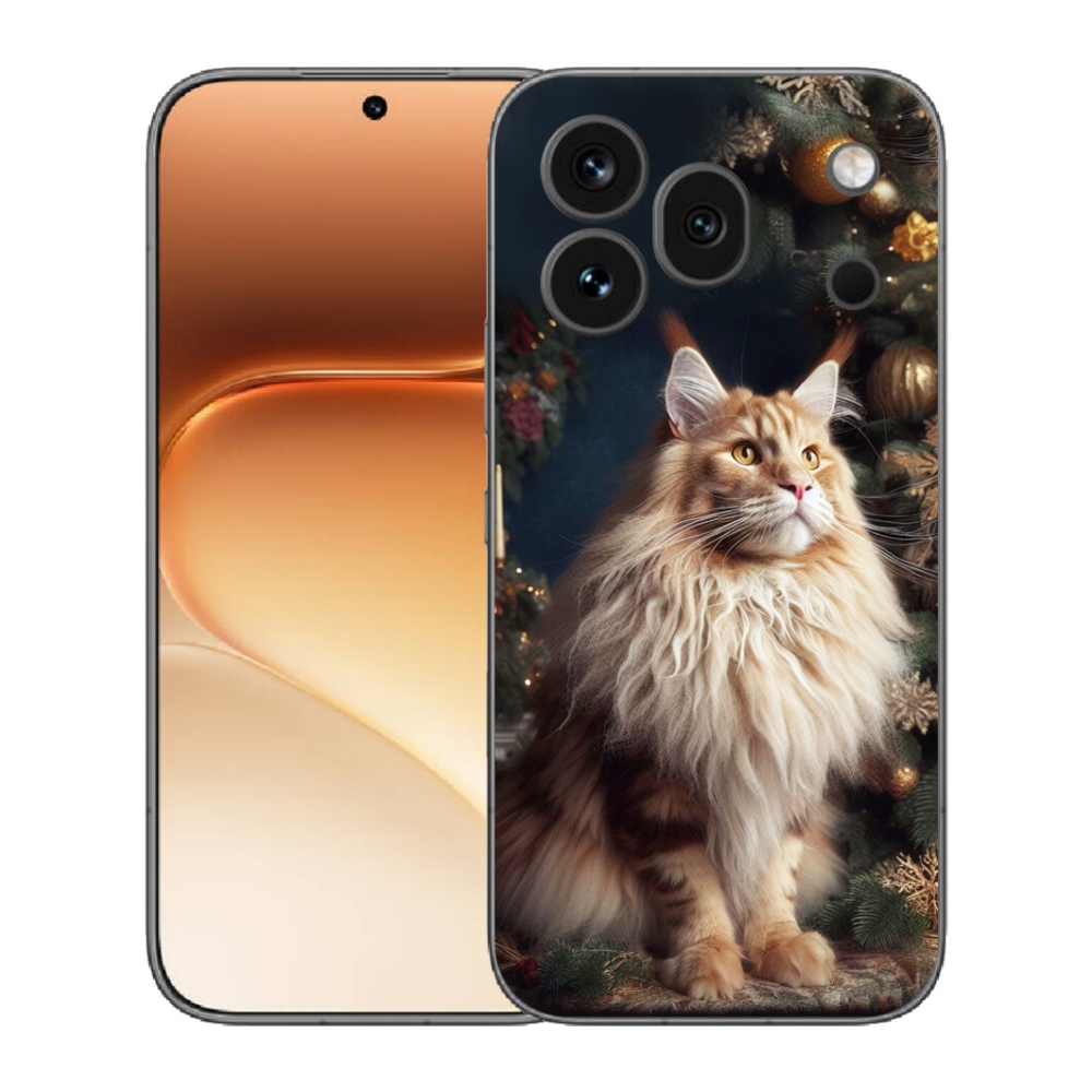 Gélový kryt mmCase na Honor 600 Pro - mačka pri stromčeku