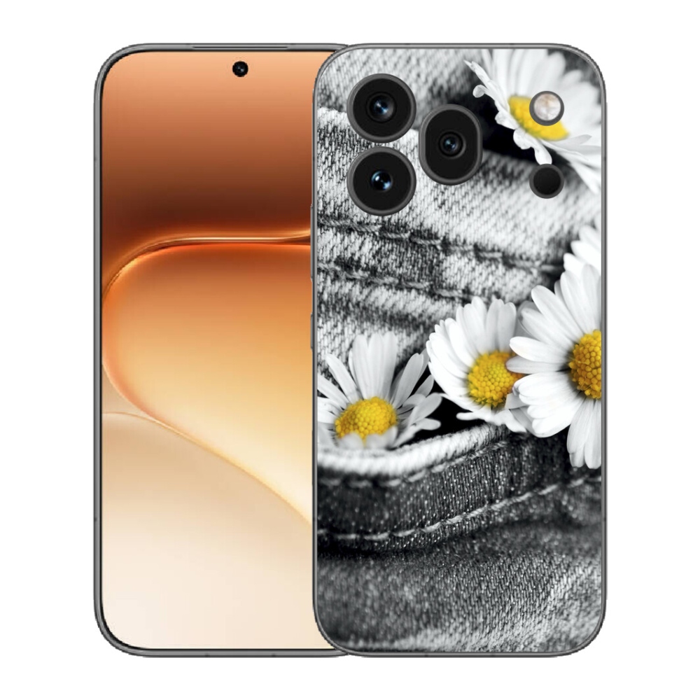 Gélový kryt mmCase na Honor 600 Pro - margaréty
